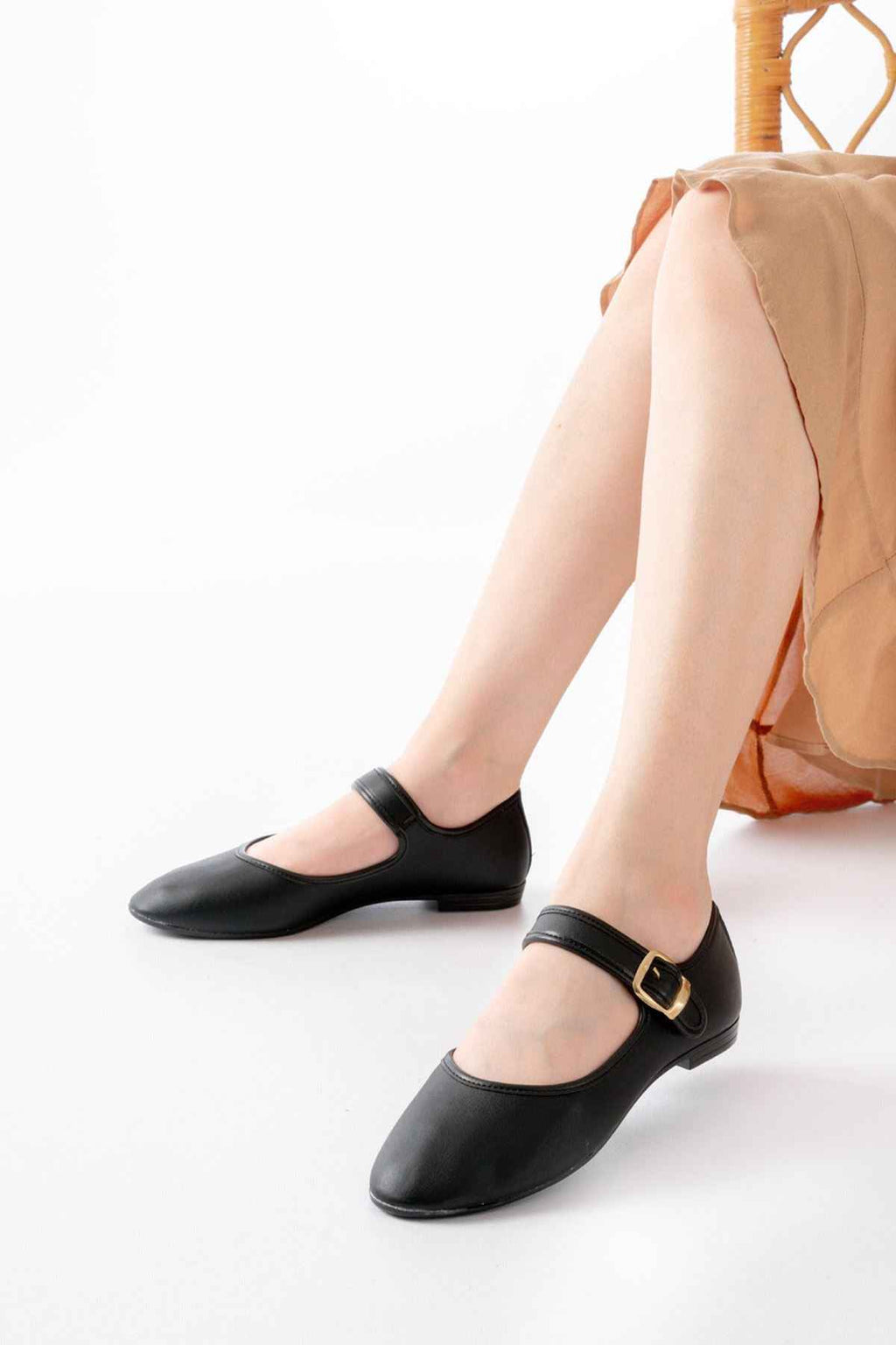 Ayakkabı Aşkı 2606 Siyah Baretli Günlük Bayan Ayakkabı