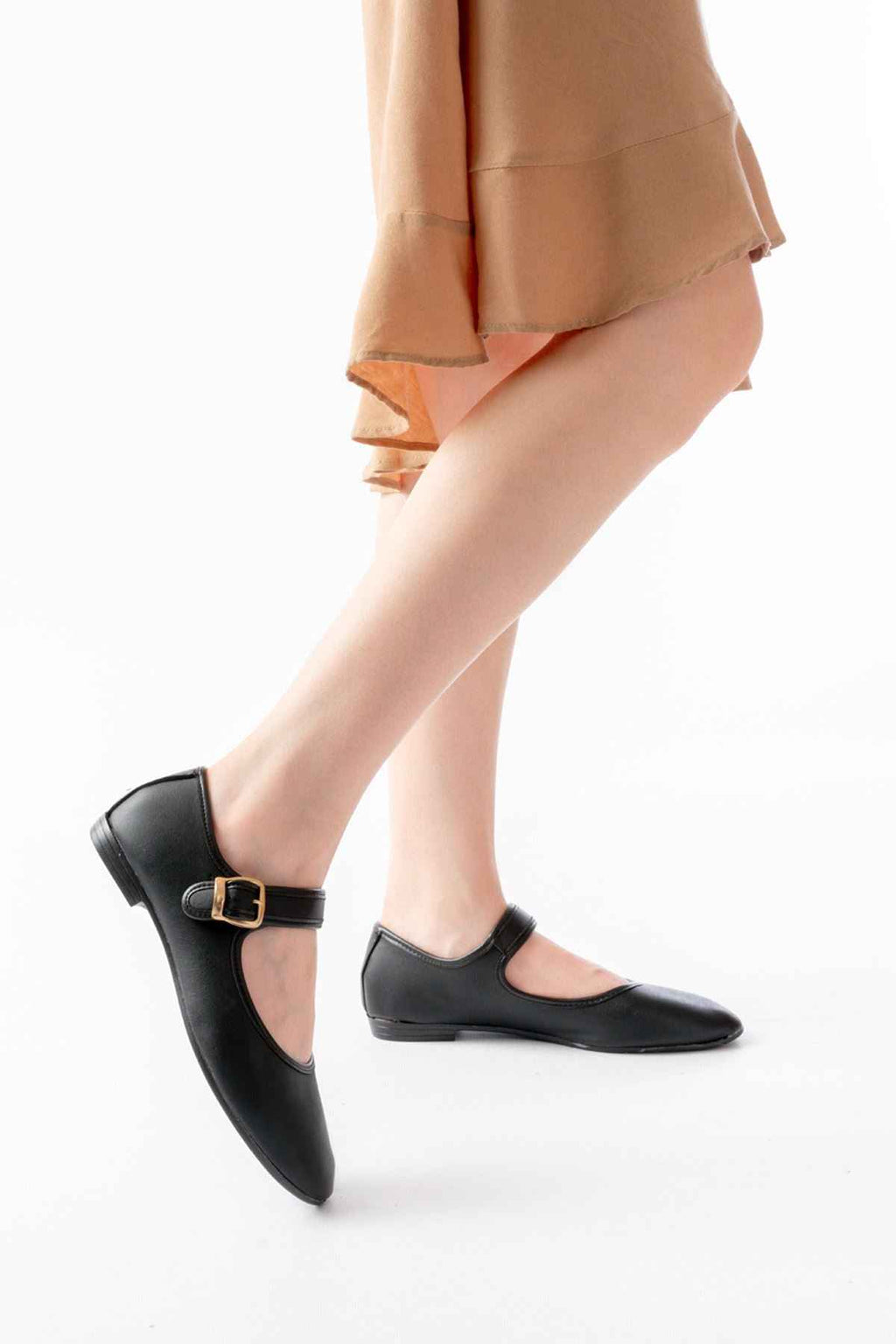 Ayakkabı Aşkı 2606 Siyah Baretli Günlük Bayan Ayakkabı