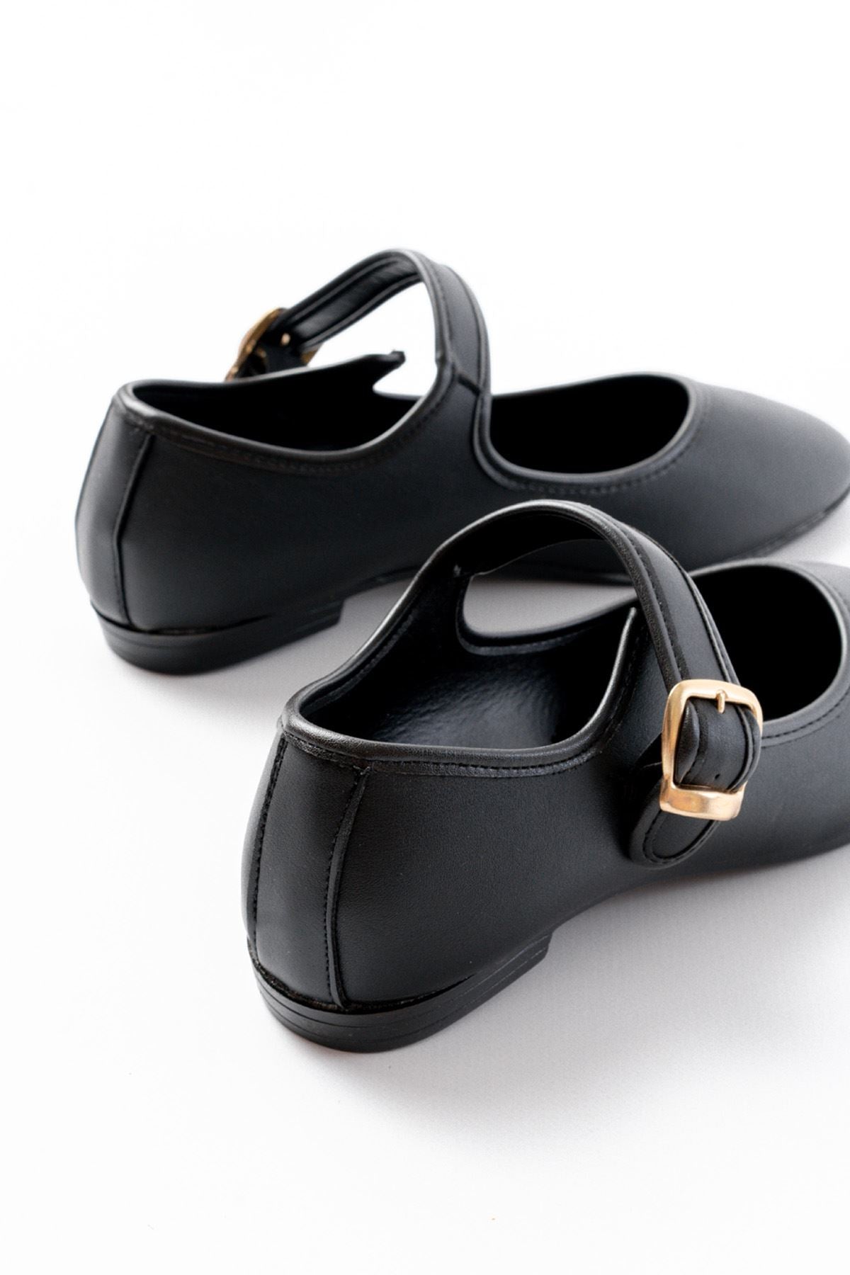 Ayakkabı Aşkı 2606 Siyah Baretli Günlük Bayan Ayakkabı