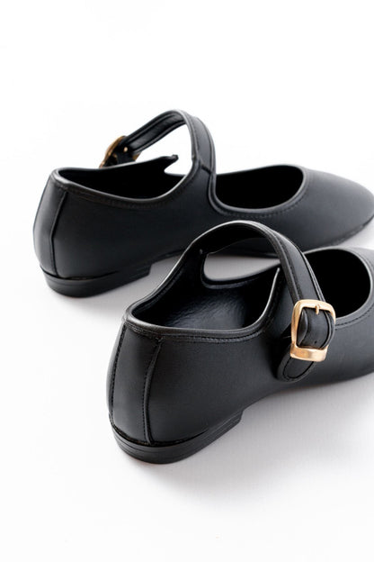 Ayakkabı Aşkı 2606 Siyah Baretli Günlük Bayan Ayakkabı