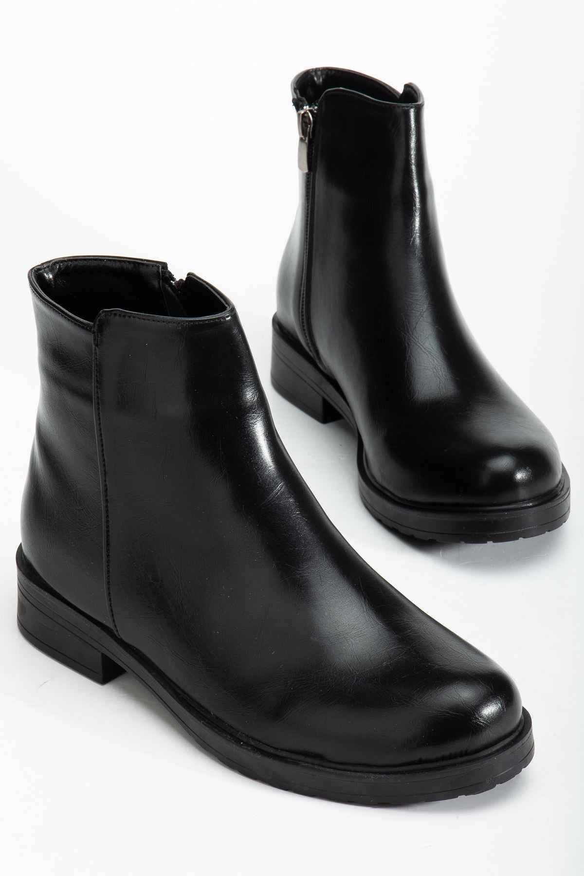 Ayakkabı Aşkı 165-204 Siyah Yanki Günlük Kadın Bot