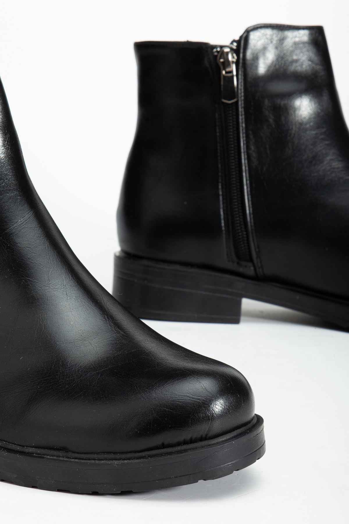 Ayakkabı Aşkı 165-204 Siyah Yanki Günlük Kadın Bot