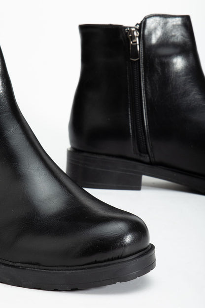 Ayakkabı Aşkı Siyah Yanki Günlük Kadın Bot