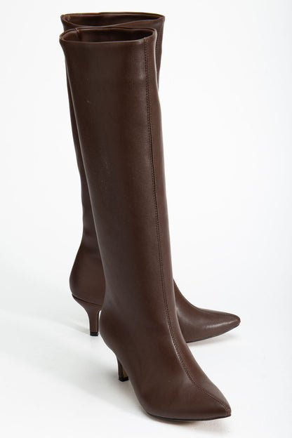 Ayakkabı Aşkı Açık Kahve Günlük Kadın Çizme