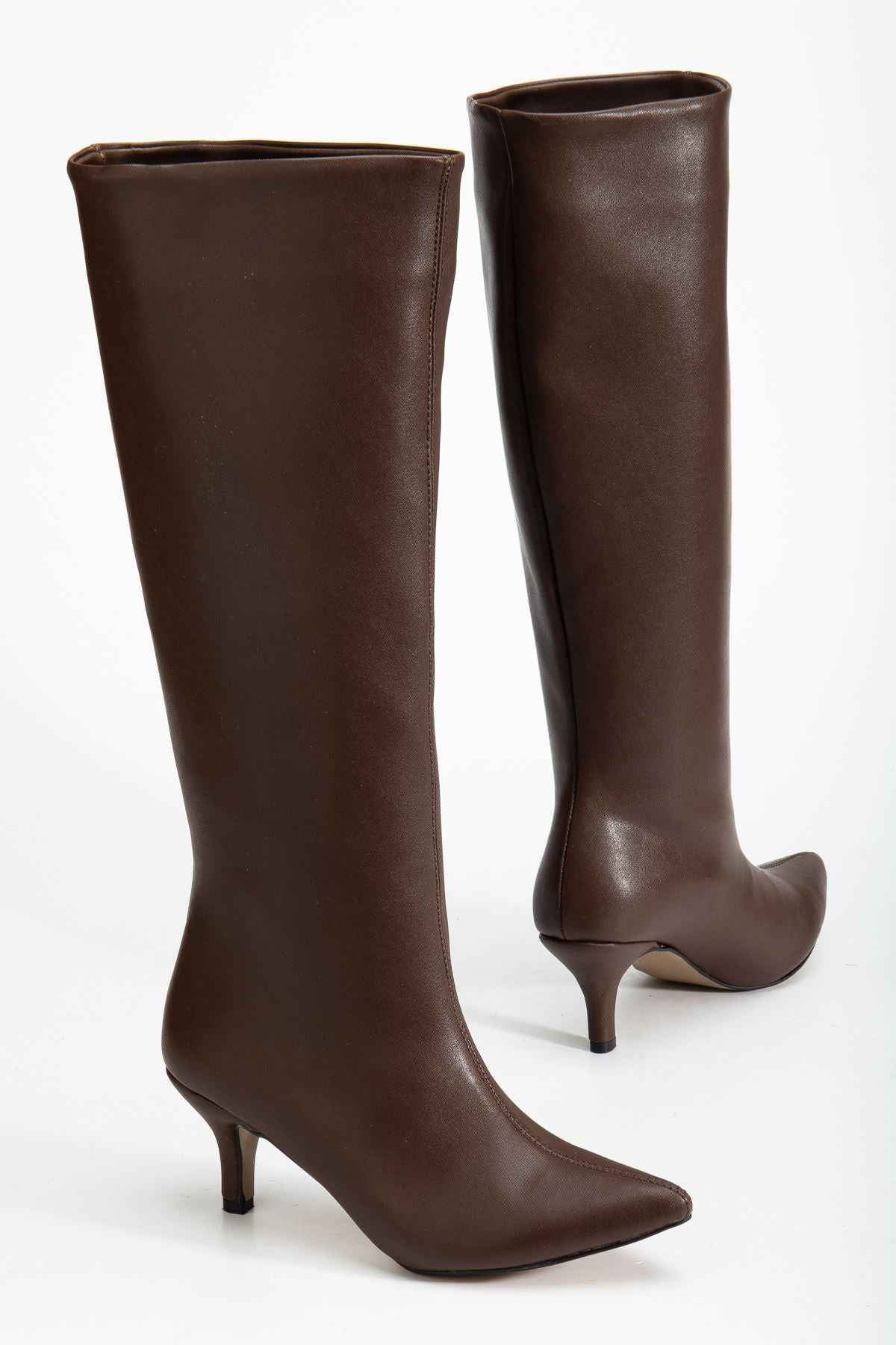 Ayakkabı Aşkı Açık Kahve Günlük Kadın Çizme