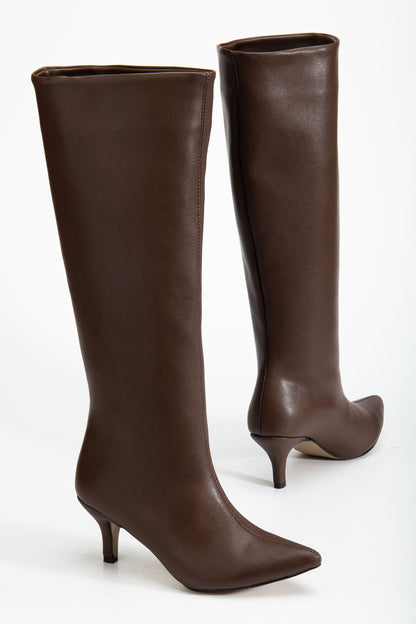 Ayakkabı Aşkı Açık Kahve Günlük Kadın Çizme