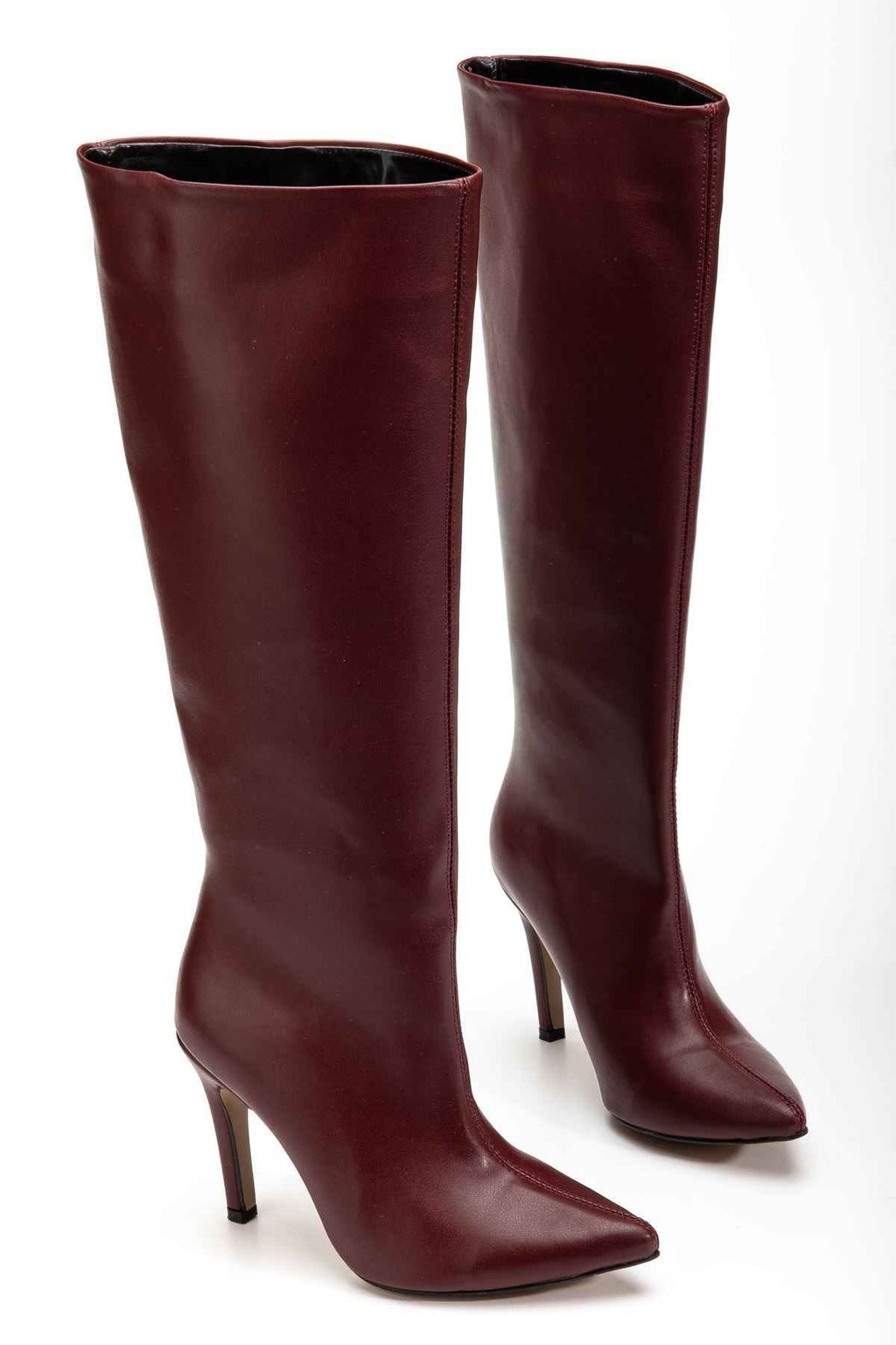 Ayakkabı Aşkı Syt-2004 Bordo Günlük Bayan Çizme